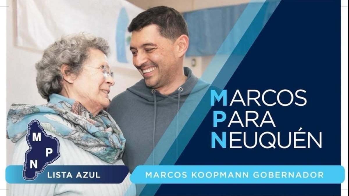Pieza de campaña de Marcos Koopmann. Fuente: Facebook