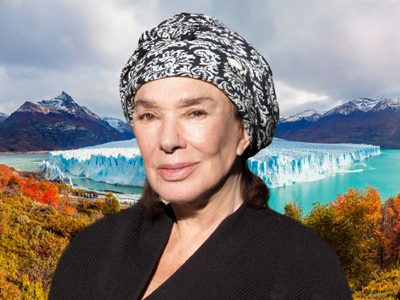 Convocada por un festival de cine, Graciela Borges disfrutó con su familia de El Calafate