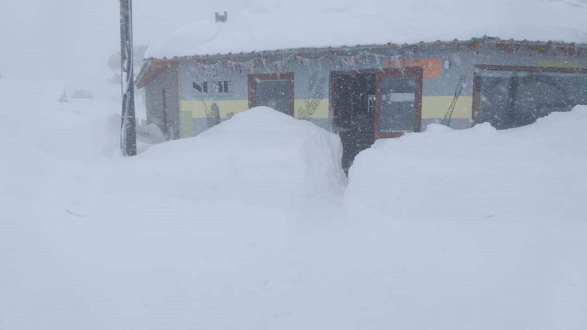 Nieve en Caviahue. Fuente: (Facebook)