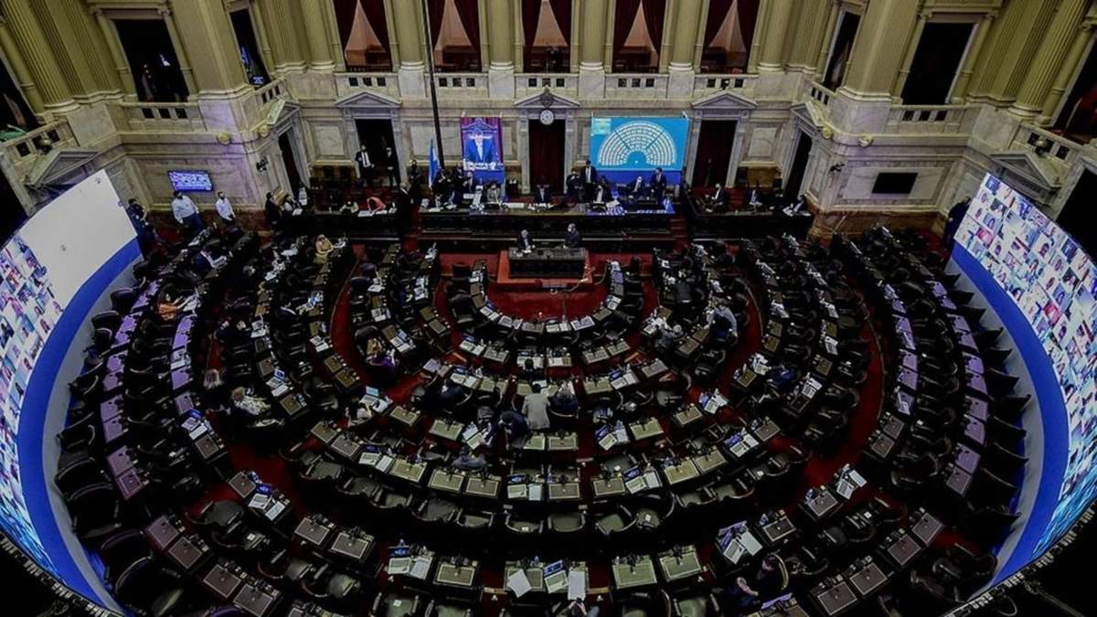 Cámara de Diputados de la Nación. Fuente: (Twitter)