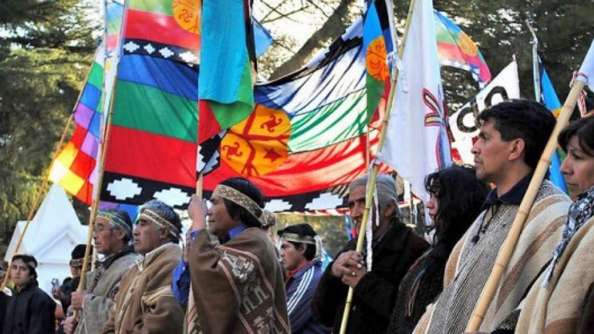 Comunidad mapuche en Neuquén. Fuente: (Twitter)