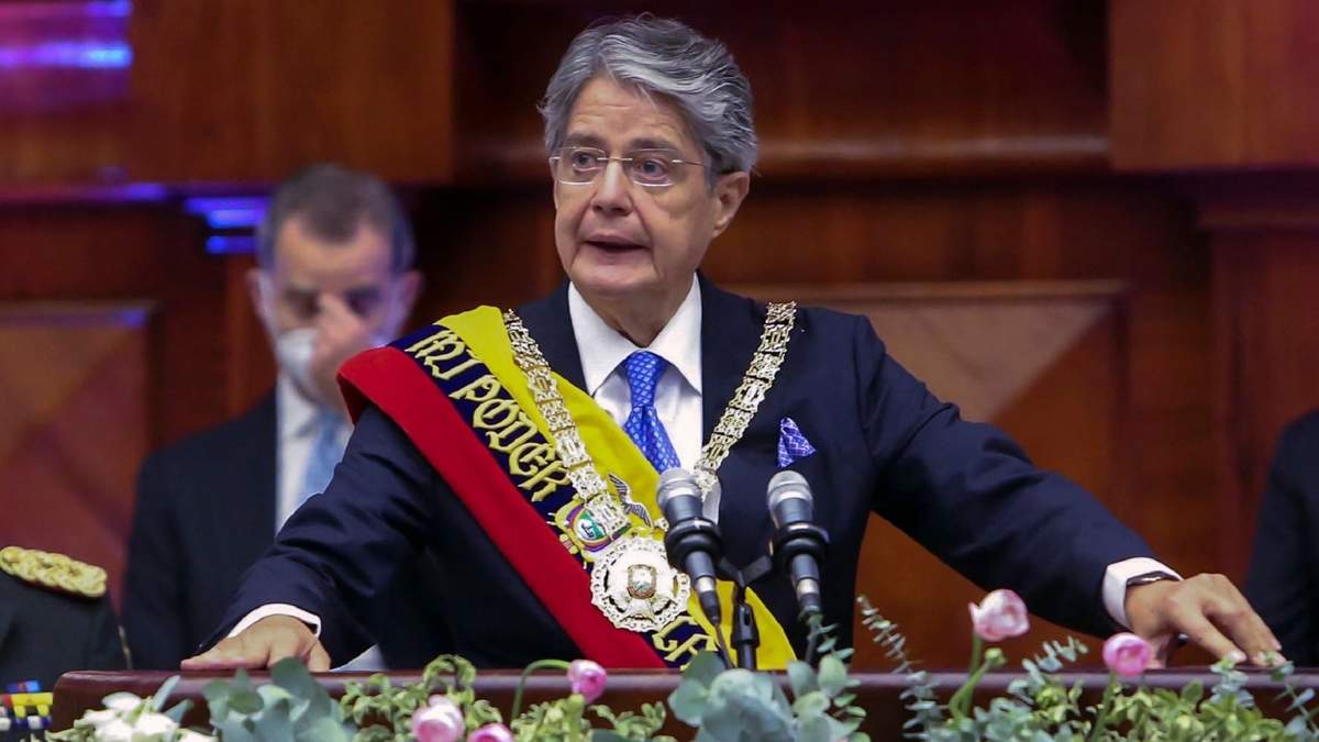 Guillermo Lasso, presidente de Ecuador. Fuente: (Twitter)