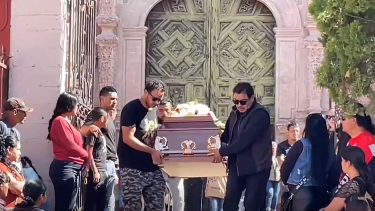 Despedida de Abraham Aguilera, minero guanajuatense