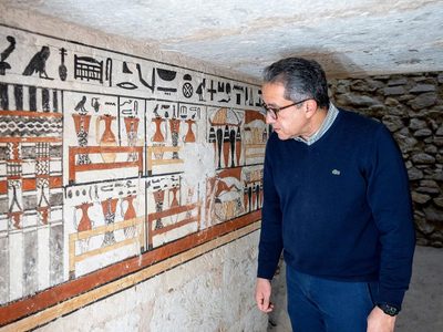 Los tesoros de Egipto no tienen fin: descubrieron varias tumbas decoradas de hace 4 mil años