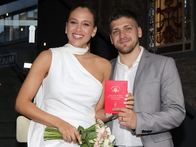 Viva el amor: Barbie Vélez y Lucas Rodríguez se casaron en una exclusiva ceremonia en San Telmo