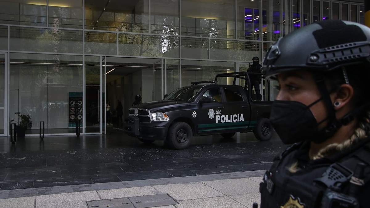 Operativo policiaco en la Ciudad de México