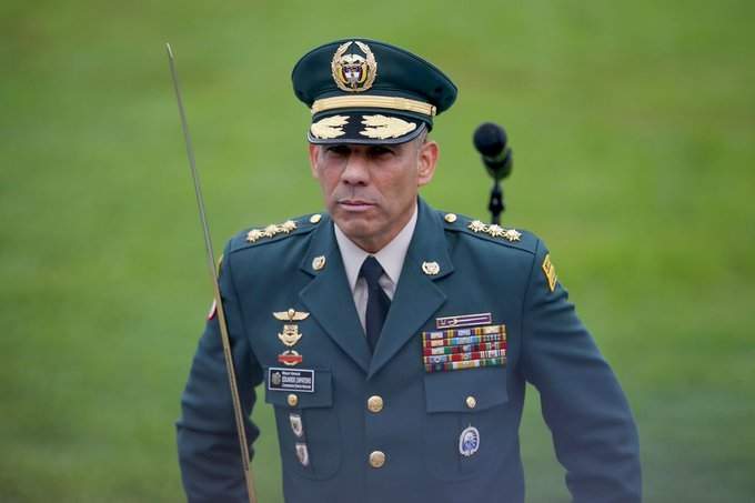 El comandante del ejército colombiano, Eduardo Zapateiro
