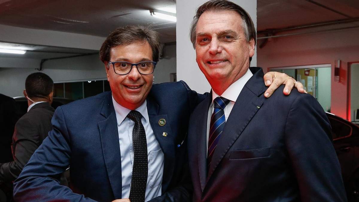 Gilson Machado Neto junto a Jair Bolsonaro, presidente de Brasil. Foto: (Twitter)