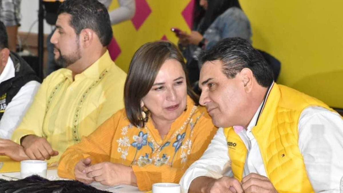 Xóchitl y Silvano en precampaña