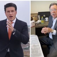 Samuel García niega que su papá esté huyendo y lo muestra en video