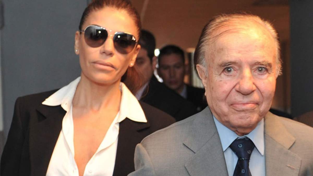 Zulemita y Carlos Menem