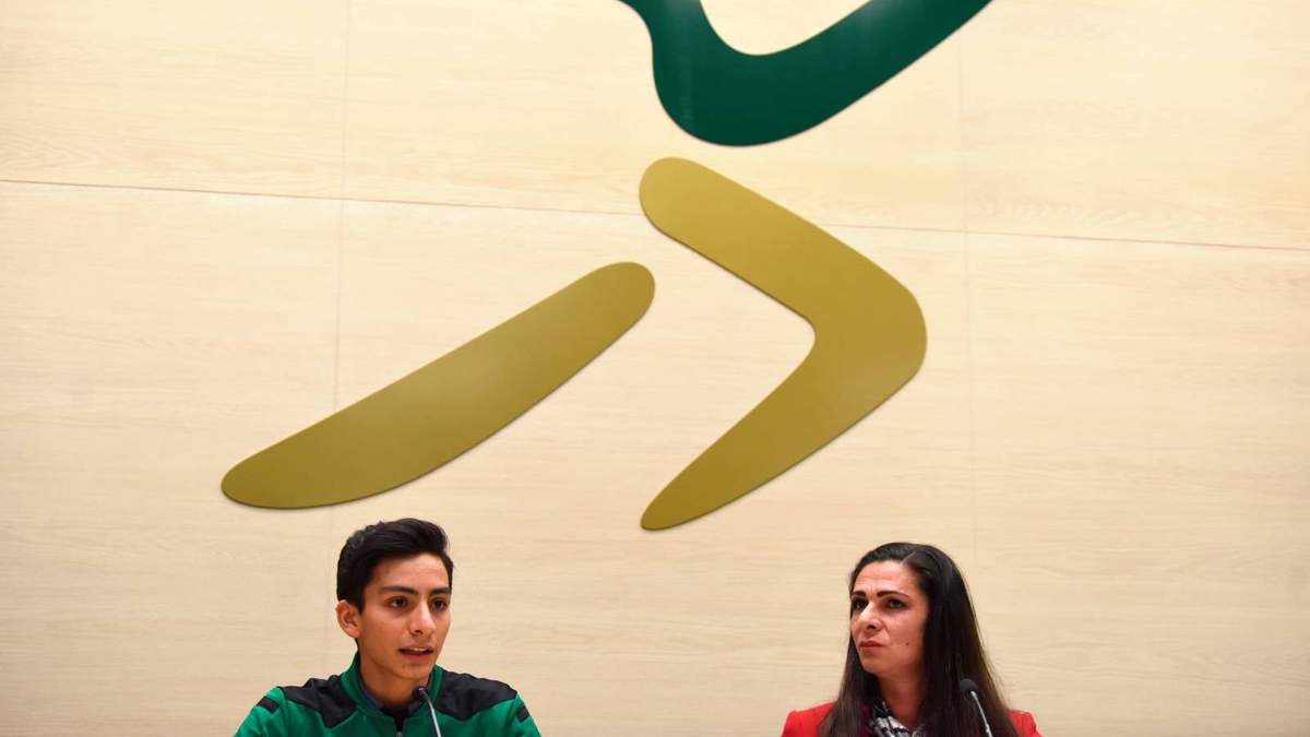 Donovan Carrillo y Ana Guevara, en imagen del 16 de febrero