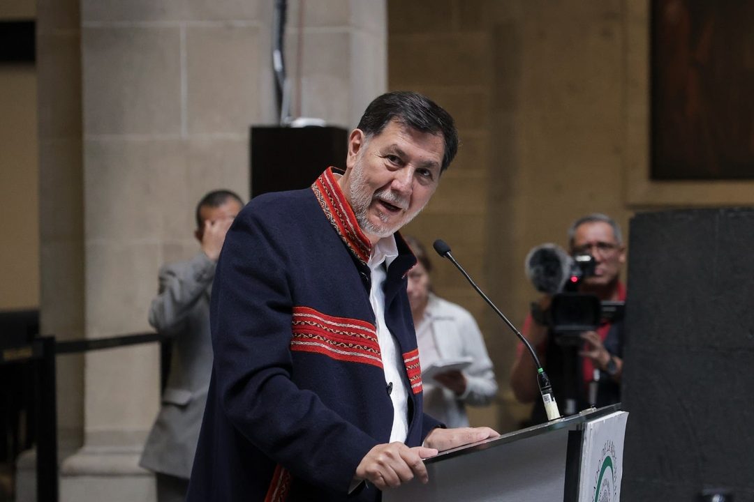 El senador Gerardo Fernández Noroña