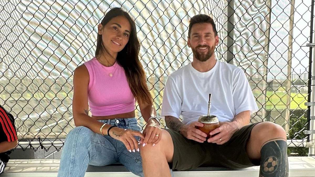Lionel Messi y Antonela Roccuzzo Fuente: (X)