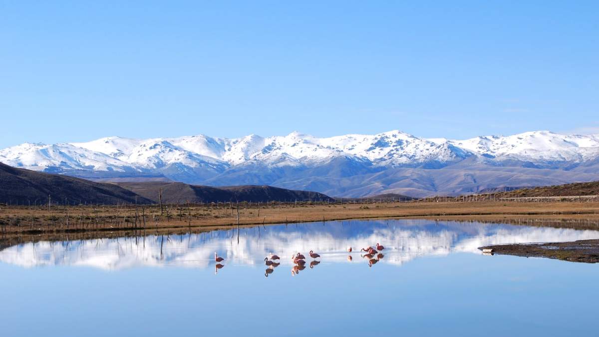 El lago Ruca Choroy, uno de los destinos más visitados de Aluminé. Fuente: (Twitter)