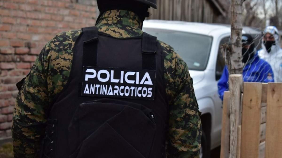 Policía Antinarcóticos de Zapala. Fuente: (Twitter)
