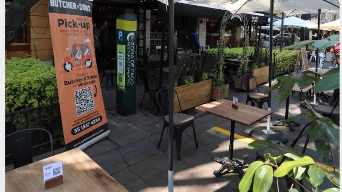 Reapertura de restaurantes con mesas al aire libre