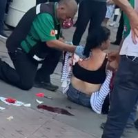 Balean a una mujer en la Feria del Libro de Culiacán