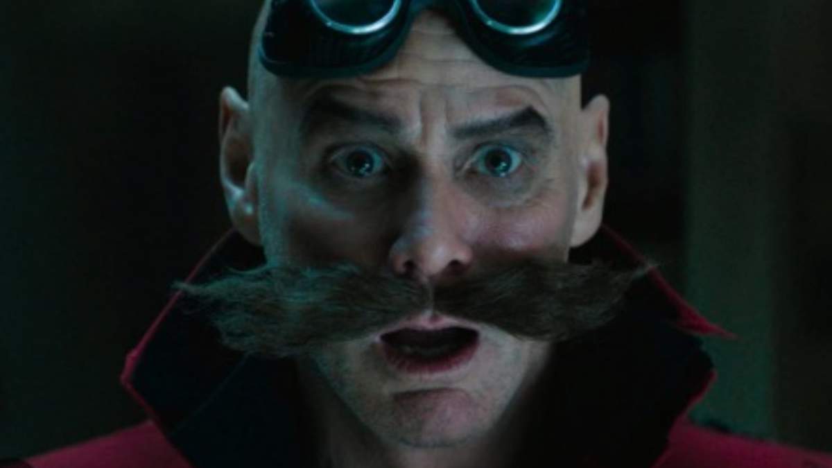 Esta imagen proporcionada por Paramount Pictures y Sega of America muestra a Jim Carrey en el papel de Ivo Robotnik en una escena de la cinta "Sonic the Hedgehog 3"