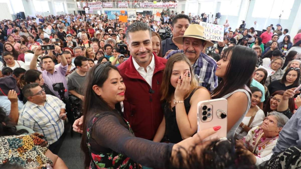 Omar García Harfuch en Tláhuac
