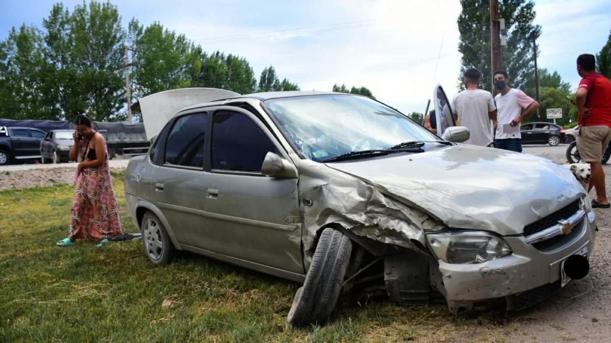 Accidente de tránsito en Roca. Fuente: (Twitter)