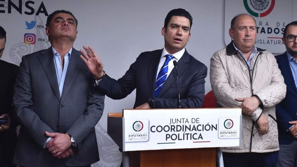 Los coordinadores de PRD, PAN y PRI