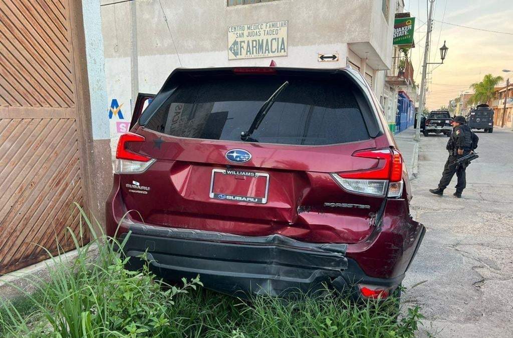 Camioneta robada usada por delincuentes