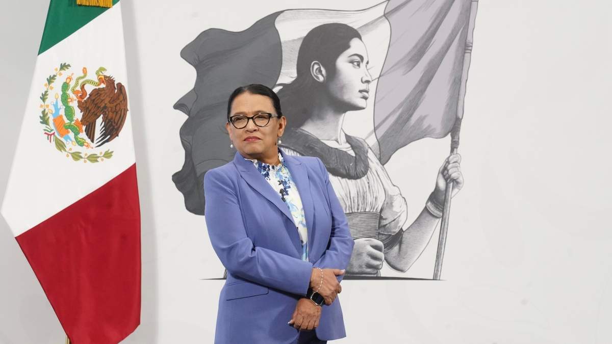 La secretaria de Gobernación, Rosa Icela Rodríguez