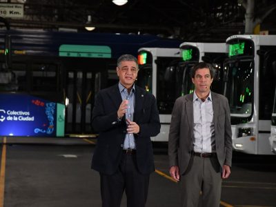 Jorge Macri presentó un plan de modernización y seguridad en los colectivos porteños