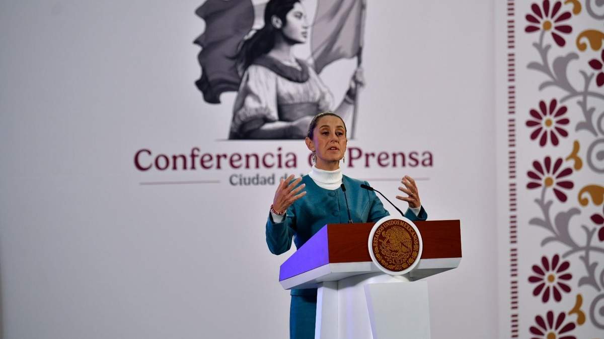 La presidenta Claudia Sheinbaum