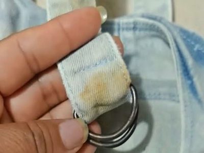 Eliminá para siempre las manchas de óxido de tu ropa con 2 ingredientes y este trucazo