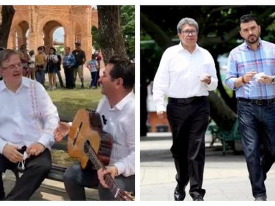 Ebrard y Monreal coinciden en Chiapas en actividades por separado