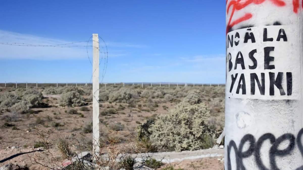 Base del Comando Sur del Ejército de Estados Unidos en Neuquén. Fuente: (Twitter)
