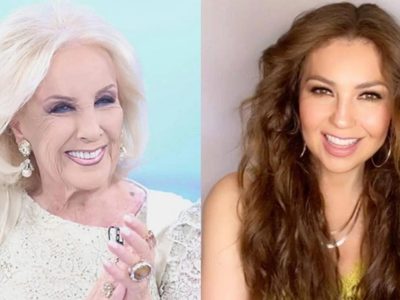 "¿Quién la operó?": Thalía imitó a Mirtha Legrand y... ¡mirá cómo reaccionó la diva!