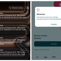 Cuantahabientes de Banamex reportan fallas en su app y banca electrónica