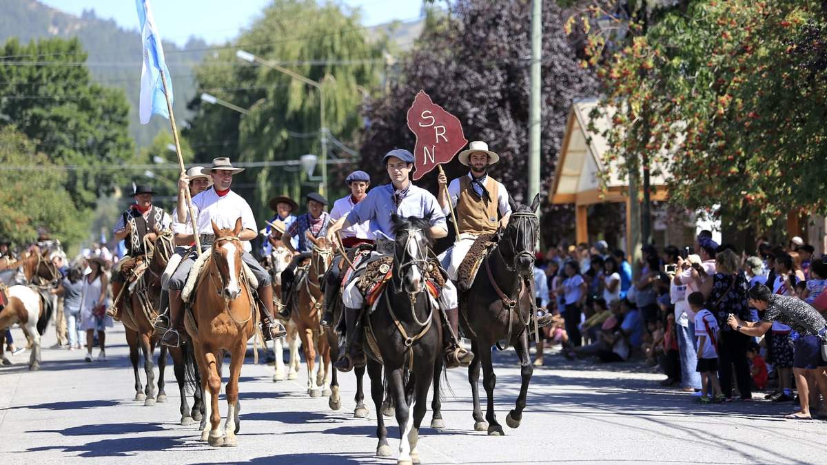 Habrá un desfile gaucho en Las Ovejas. Fuente: (Twitter)