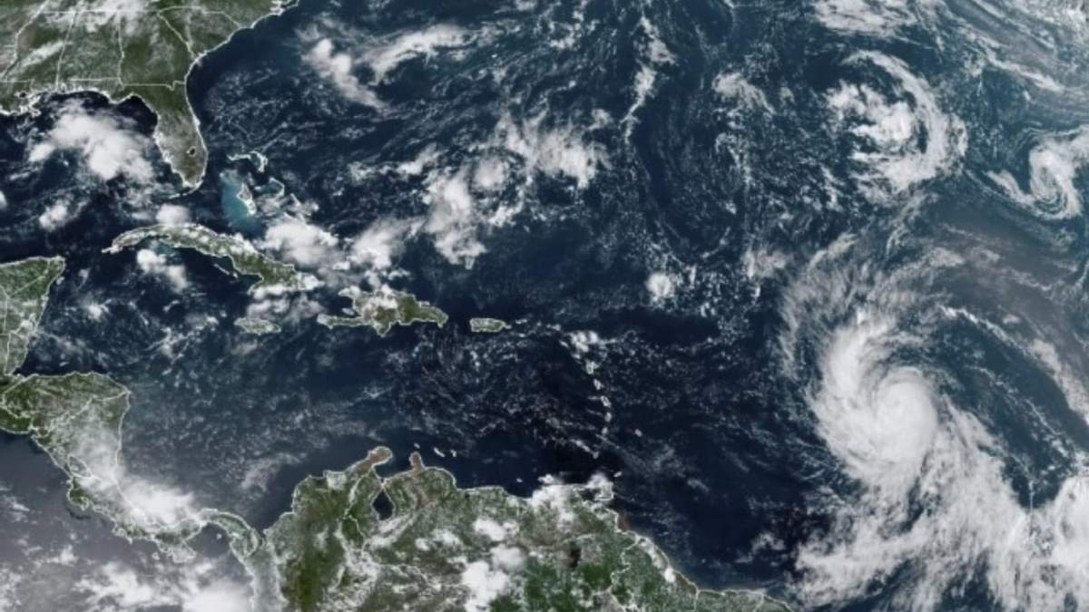 Huracán Lee en el noreste del Caribe