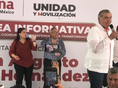 Adán Augusto promete más pensiones a adultos mayores en Sinaloa (Video)