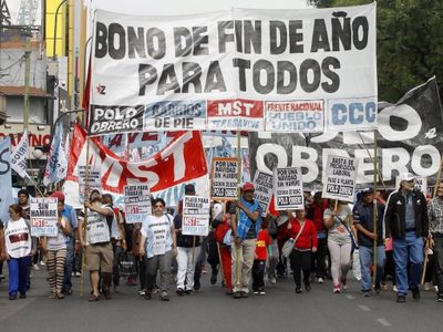 Unidad Piquetera se moviliza hoy: exigen un salario mínimo de 139 mil pesos
