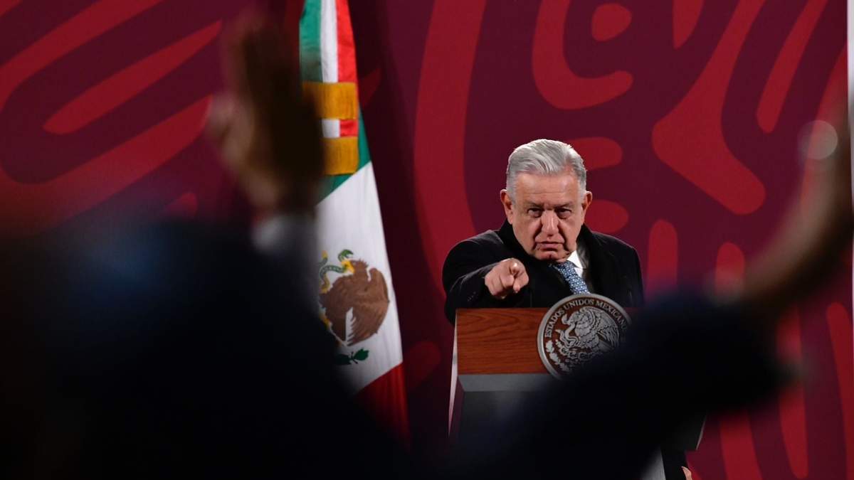 El presidente en la conferencia matutina de este jueves