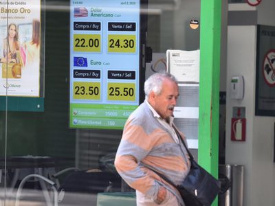 El peso se depreció 7.16% en la semana