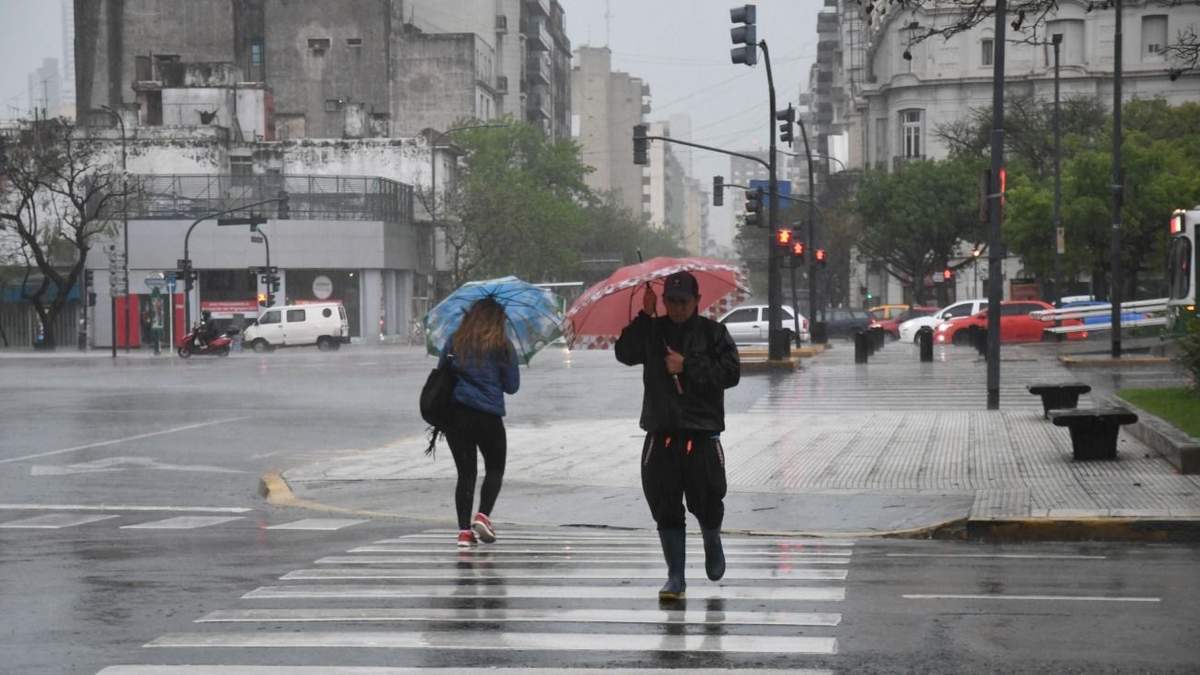 Se espera mal tiempo en al menos cuatro provincias. Fuente: (Twitter)