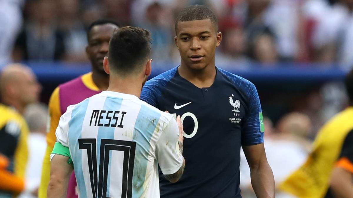 Mbappé y Messi