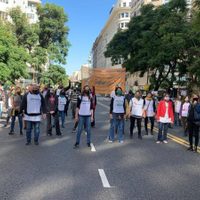 Otro día de manifestaciones y marchas en plena cuarentena