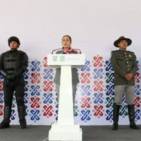 Sheinbaum presenta a policías que combatirán el crimen organizado en la CDMX