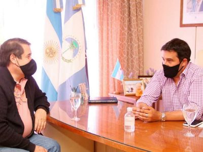 Zapala: Koopmann se reunió con el referente de la Asociación Empleados de Comercio