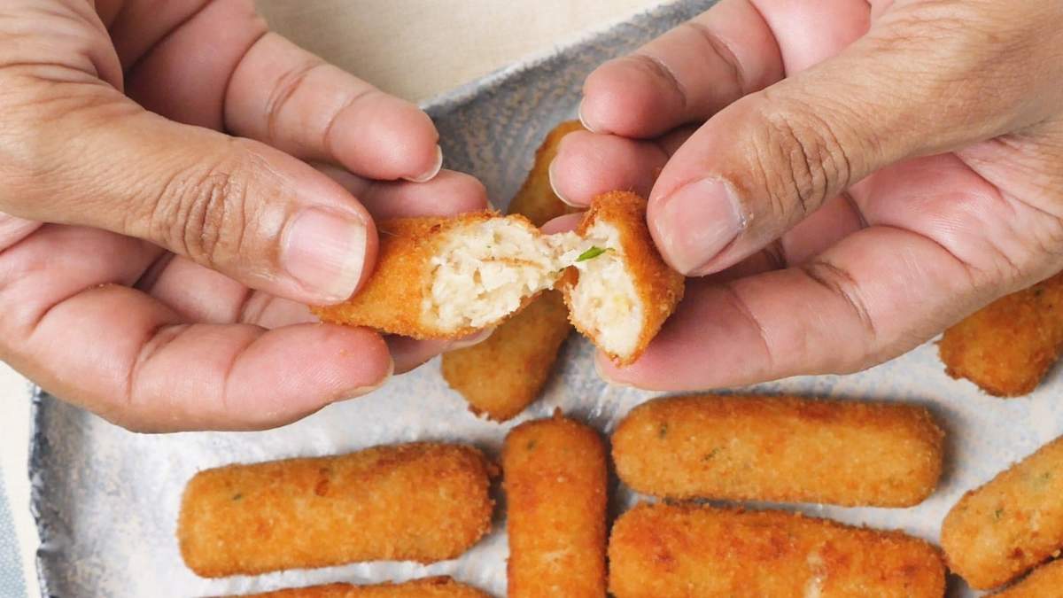 Croquetas de papa y pollo. Fuente: (Instagram)