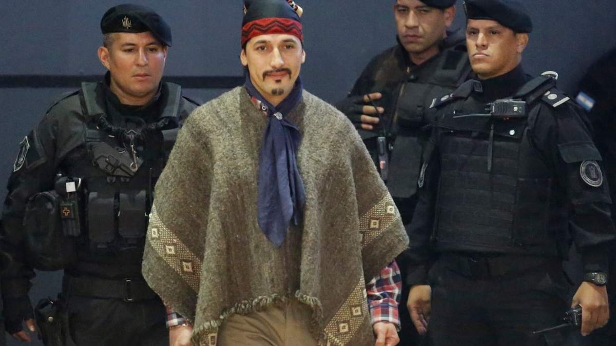 Facundo Jones Huala, líder espiritual mapuche. Fuente: (Instagram)