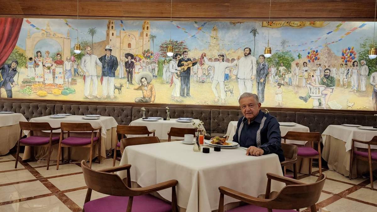 El presidente López Obrador