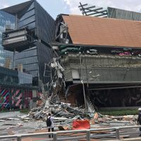 Grupo Riobóo se deslinda de parte colapsada en plaza Artz; sólo diseñó las estructuras de concreto, afirma